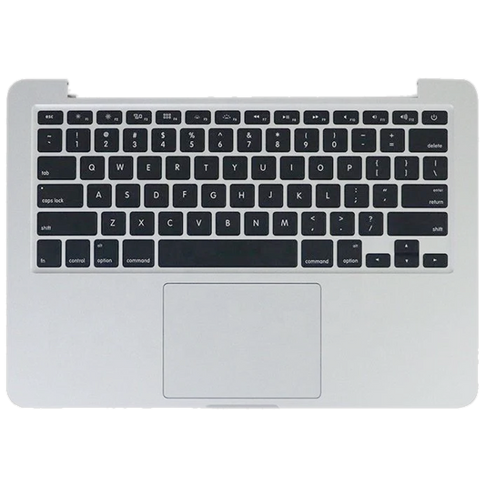 Used Top case for A1502 MacBook Pro 13 inch 2015 Keyboard Trackpad Only