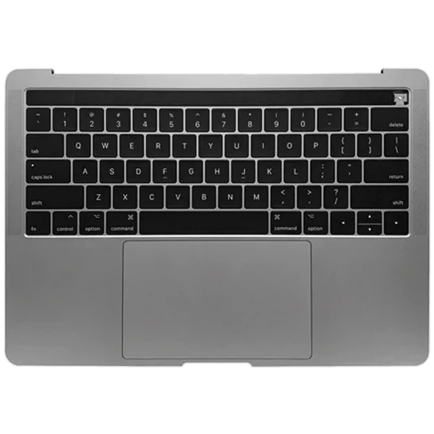 Used Top case for A1706 MacBook Pro 13 inch 2016 2017 Keyboard Trackpad Touch Bar Only