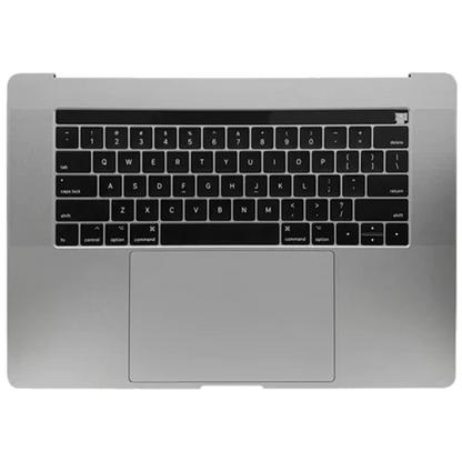 Used Top case for A1707 MacBook Pro 15 inch 2016 2017 Keyboard Trackpad Touch Bar Only