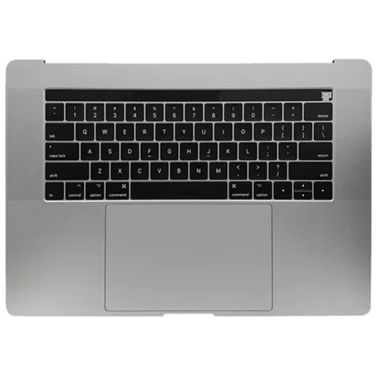 Used Top case for A1707 MacBook Pro 15 inch 2016 2017 Keyboard Trackpad Touch Bar Only