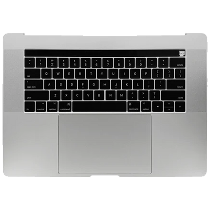 Used Top case for A1707 MacBook Pro 15 inch 2016 2017 Keyboard Trackpad Touch Bar Only