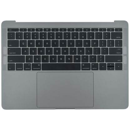 Used Top case for A1708 MacBook Pro 13 inch 2016 2017 Keyboard Trackpad Only