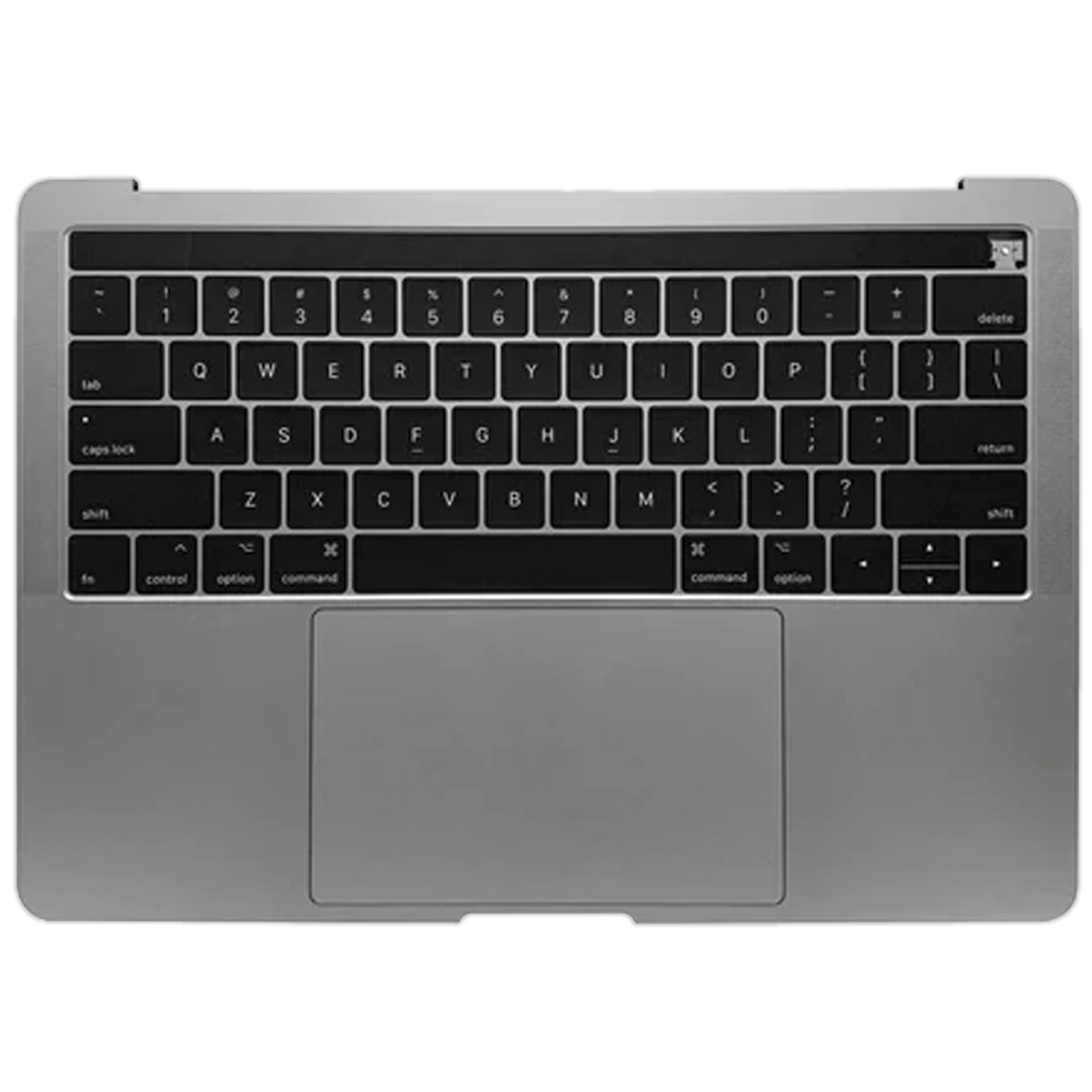 Used Top case for A1989 MacBook Pro 13 inch 2018 2019 Keyboard Trackpad Touch Bar with Battery