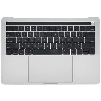 Used Top case for A1989 MacBook Pro 13 inch 2018 2019 Keyboard Trackpad Touch Bar with Battery