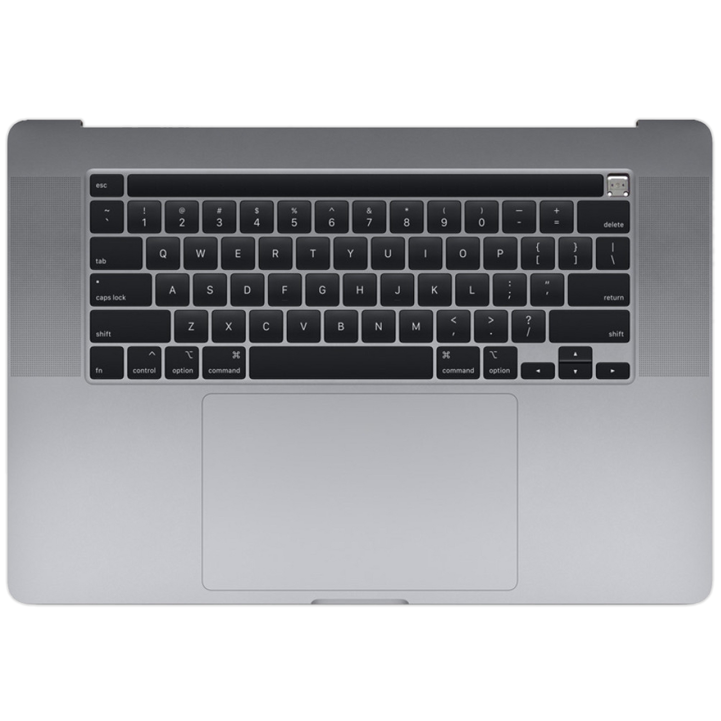 Used Space Grey Top case for A2141 MacBook Pro 16 inch 2019 Keyboard Trackpad Touch Bar with Battery