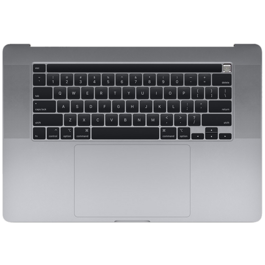 Used Space Grey Top case for A2141 MacBook Pro 16 inch 2019 Keyboard Trackpad Touch Bar with Battery